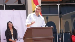 Justiniano anuncia una inversión de $us 65 millones para sanear aguas residuales en Tarija; más de 190.000 personas serían beneficiadas